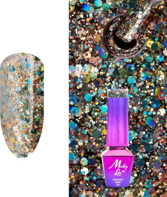 Mollylac - Gellack - Crushed Diamonds - Nr536 - 5g UV-gel/LED