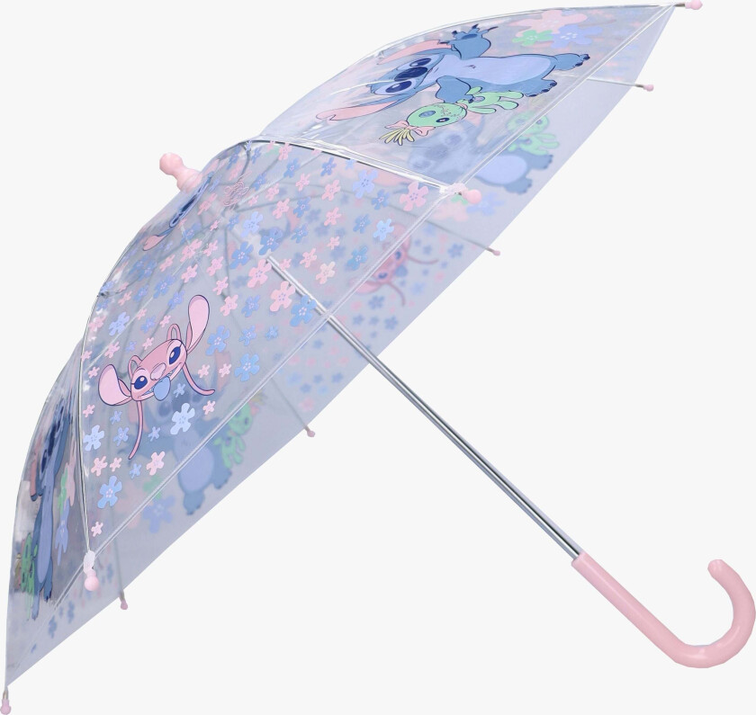 Disney Stitch Paraply Rainy Days, Rosa - Paraplyer