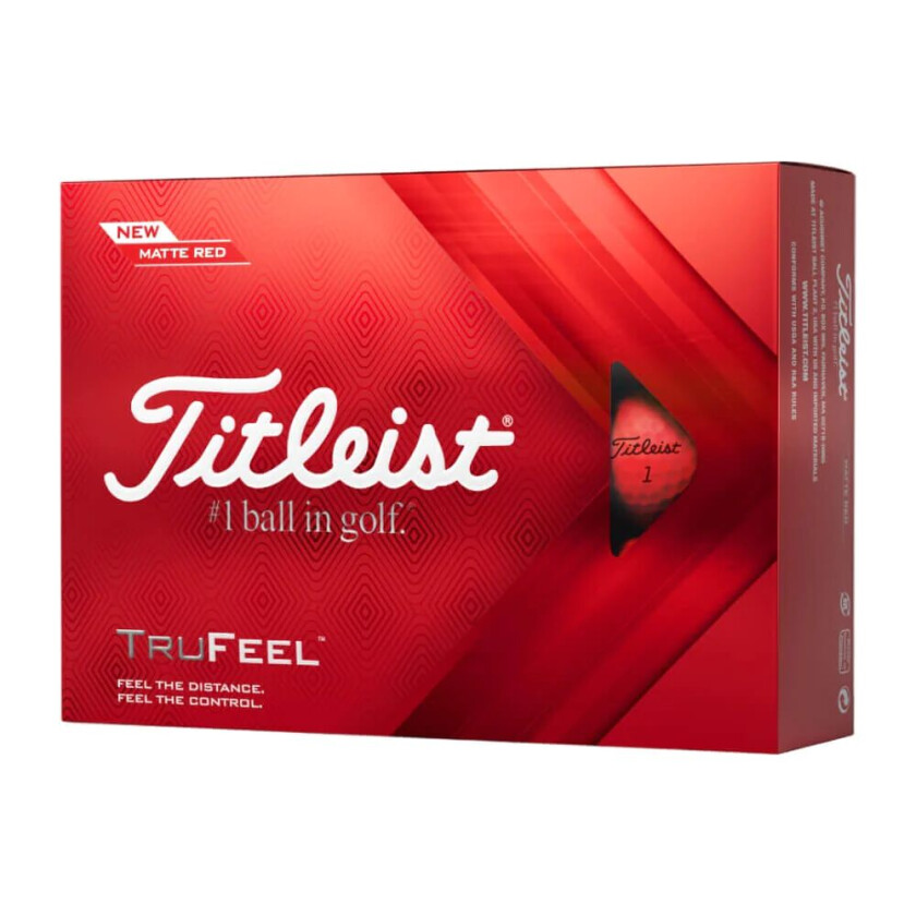 TruFeel Golfball Rød