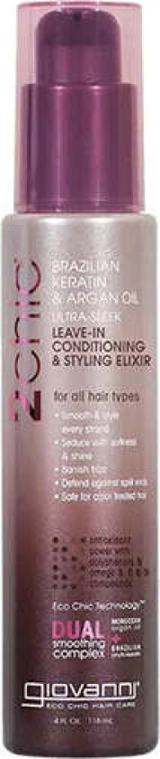 Giovanni keratin & argan conditioning & styling elixir