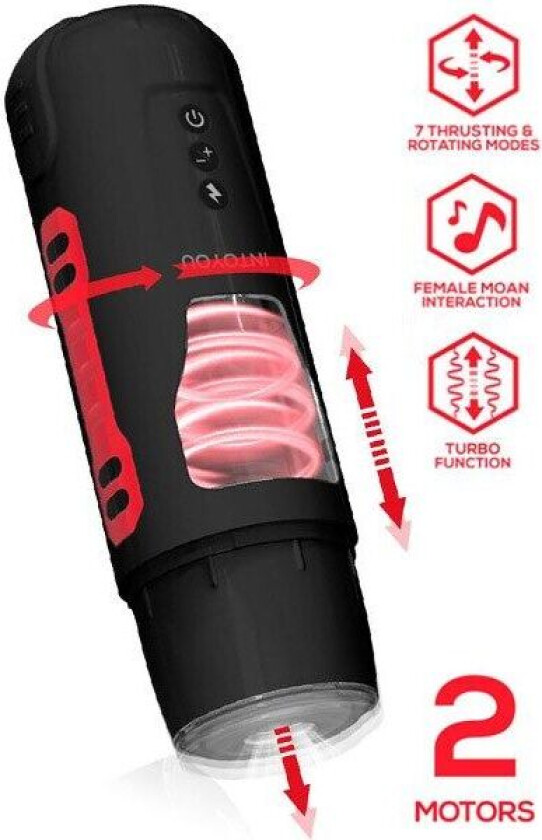 Pyro Advanced Thrusting, Rotating & Moaning Masturbator Masturbator