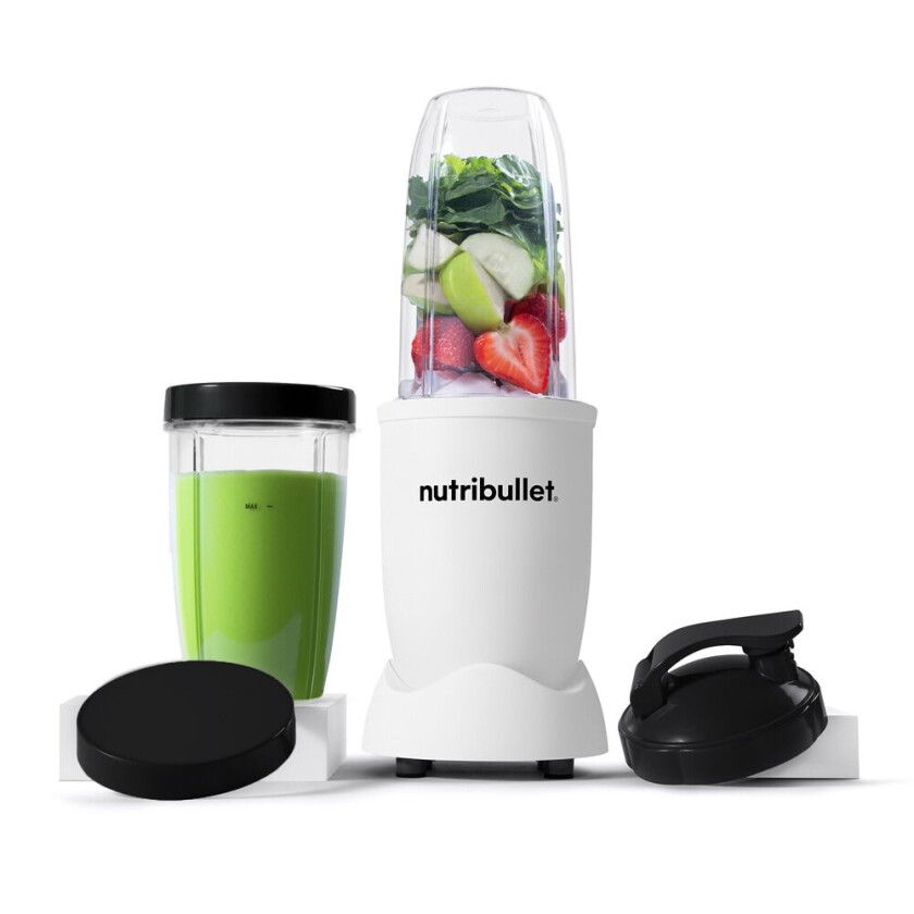nutribullet PRO 900W Exclusive (All White, 7-pcs, Mixer/Blender)