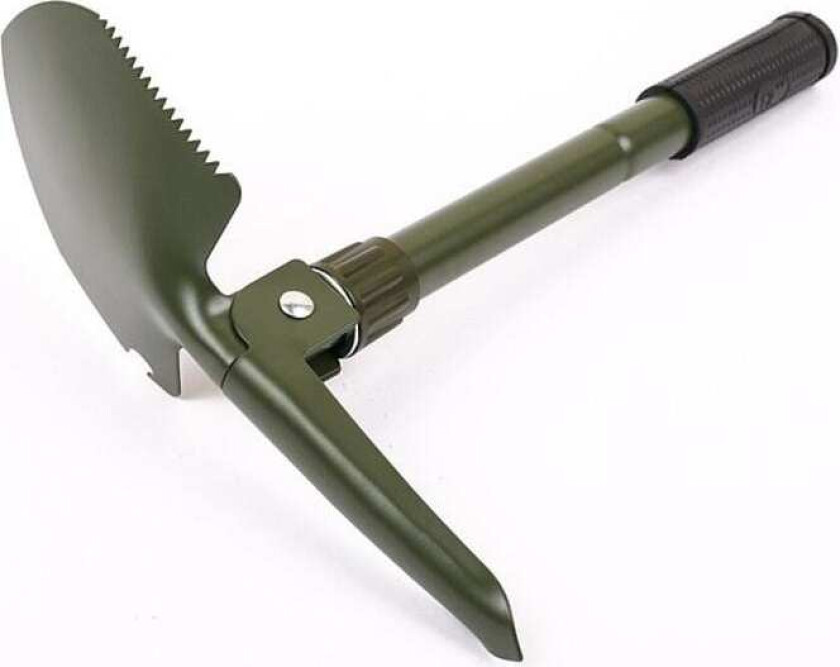 Sammenleggbar multi-tool mini spade, hakke, sag, Kompass overlevelse