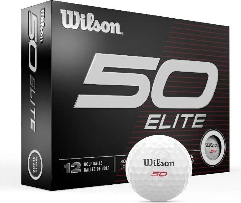 Fifty Elite Golfball Hvit