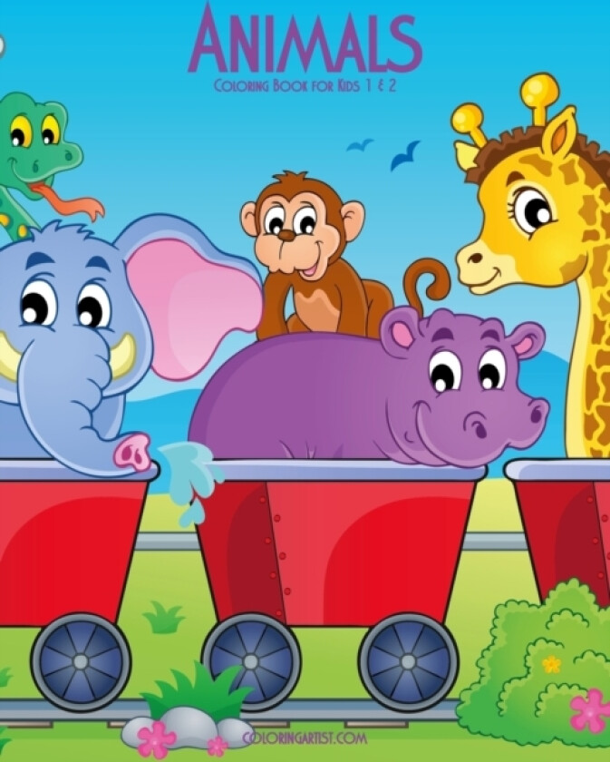 Animals Coloring Book for Kids 1 & 2 av Nick Snels (Paperback)