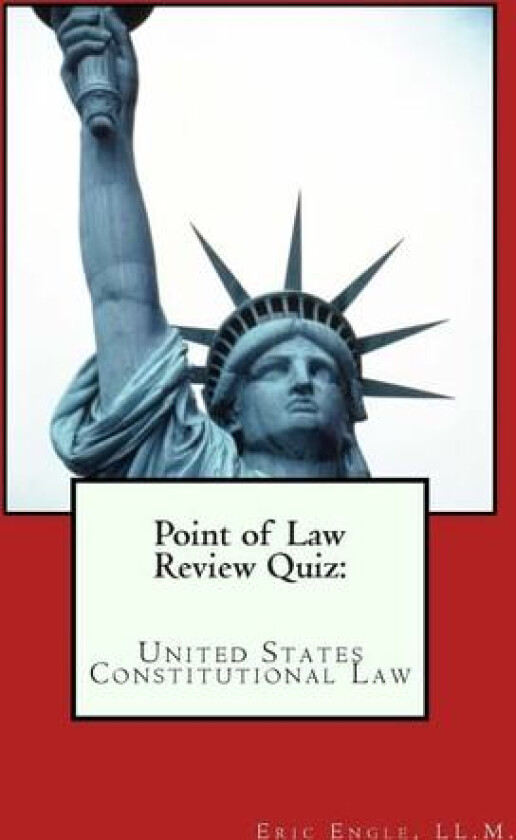 Point of Law Review Quiz av Eric Allen Engle LL M (Paperback)