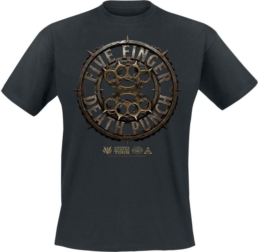 T-skjorte - Knuckles Mock Up 1 - S til 5XL - Herrer - svart