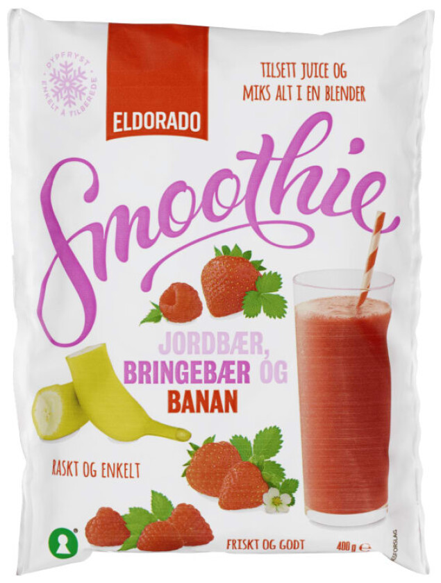 Smoothie Mix Jord/Bring/Ban 400g