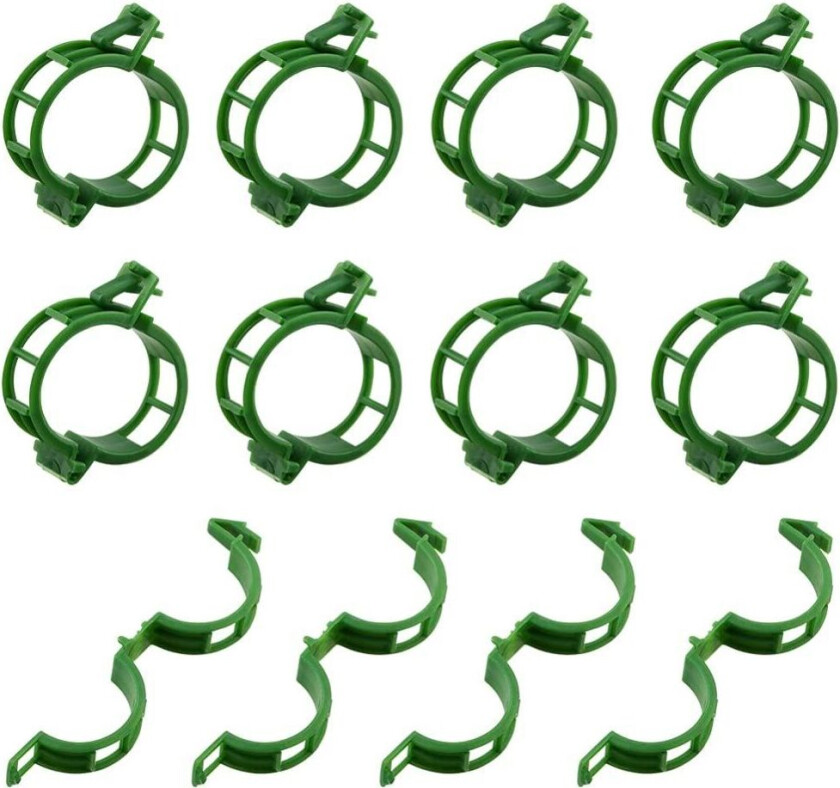 Bilde av Planteklemmer for plantestøtte/espalier 100-pak Grønn