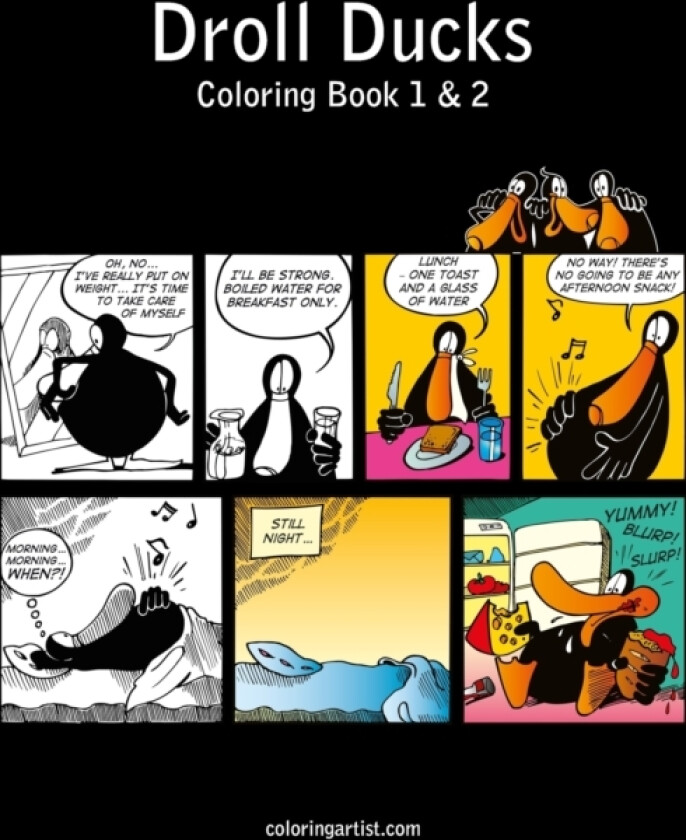 Droll Ducks Coloring Book 1 & 2 av Nick Snels (Paperback)
