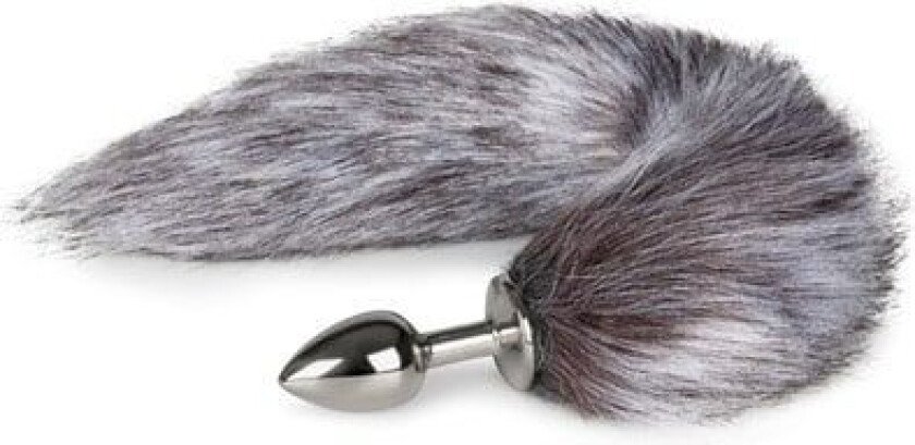 Fox Tail Plug No. 5 Silver Analplugg med hale