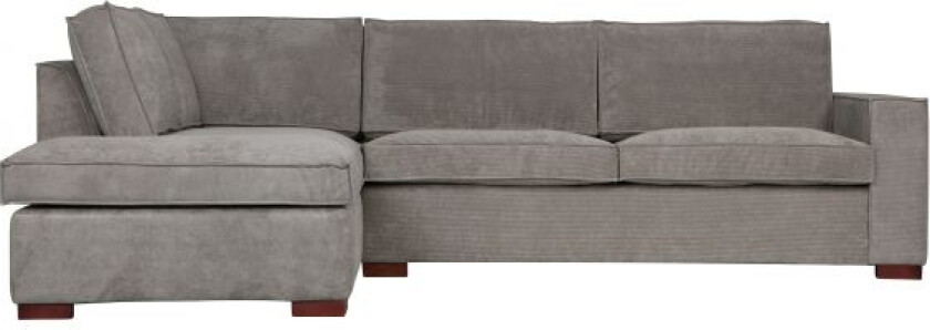 Thomas hjørnesofa ribcord venstre forvitret grønt