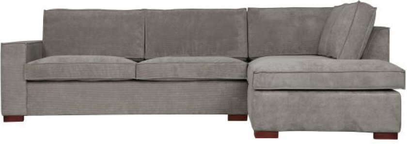 Thomas hjørnesofa ribcord høyre forvitret grønt