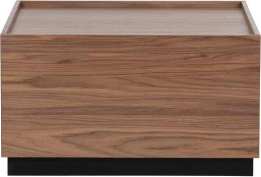 Block salongbord furu valnøtt 82x82