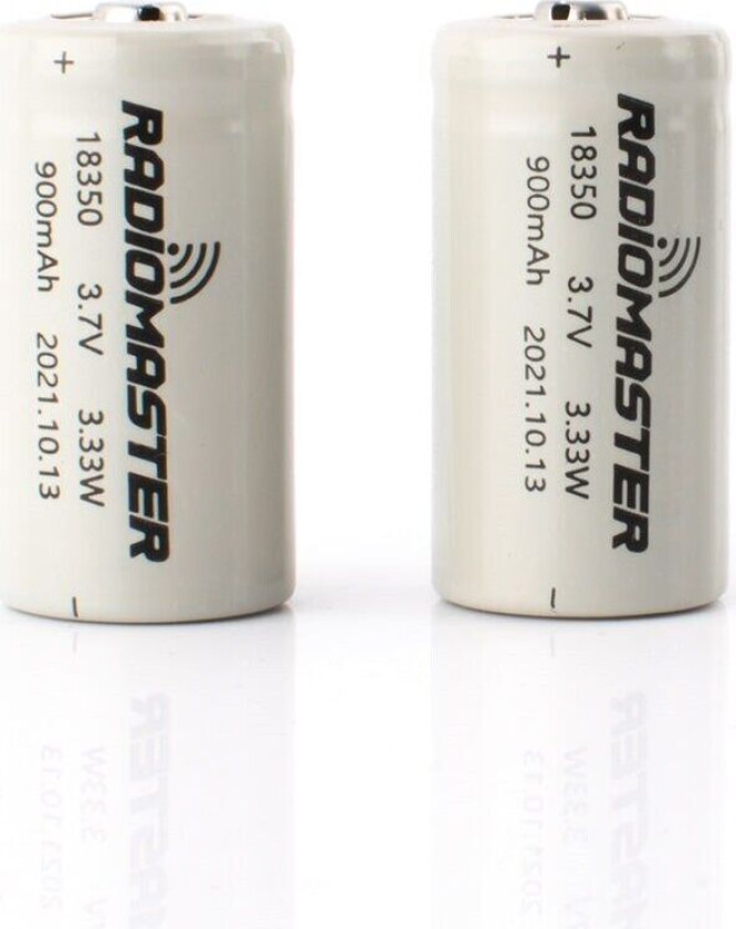 RadioMaster 900mah 3.7V Li-Ion 18350 2stk