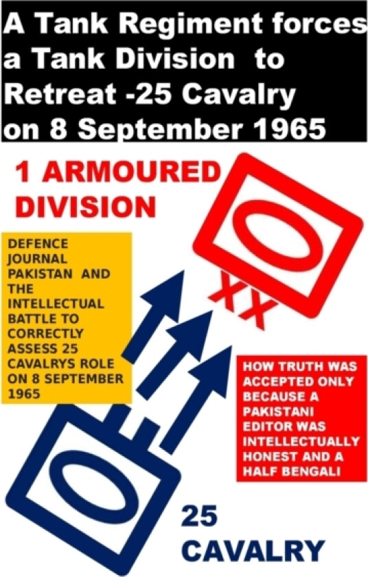 A Tank Regiment forces a Tank Division to Retreat -25 Cavalry on 8 September 1965 av Agha Humayun Amin (Paperback)