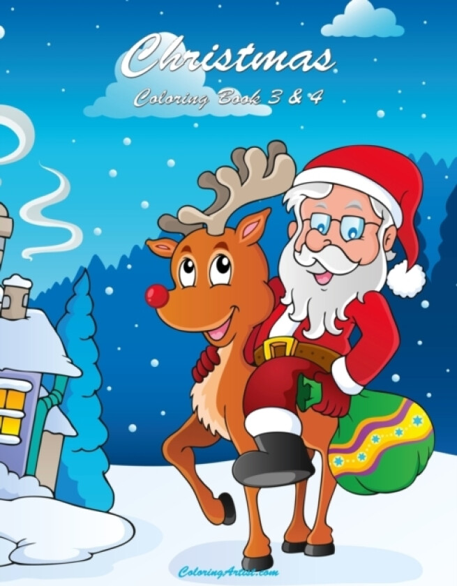Christmas Coloring Book 3 & 4 av Nick Snels (Paperback)