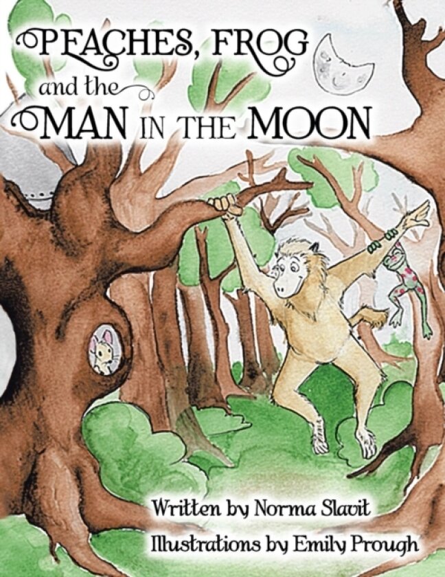 PEACHES, FROG and the MAN IN THE MOON av Norma Slavit (Paperback)