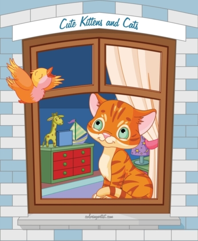 Cute Kittens and Cats Coloring Book 1, 2 & 3 av Nick Snels (Paperback)