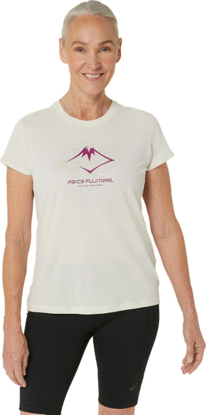 Asics Women's Fujitrail Logo SS Top Birch S, Birch