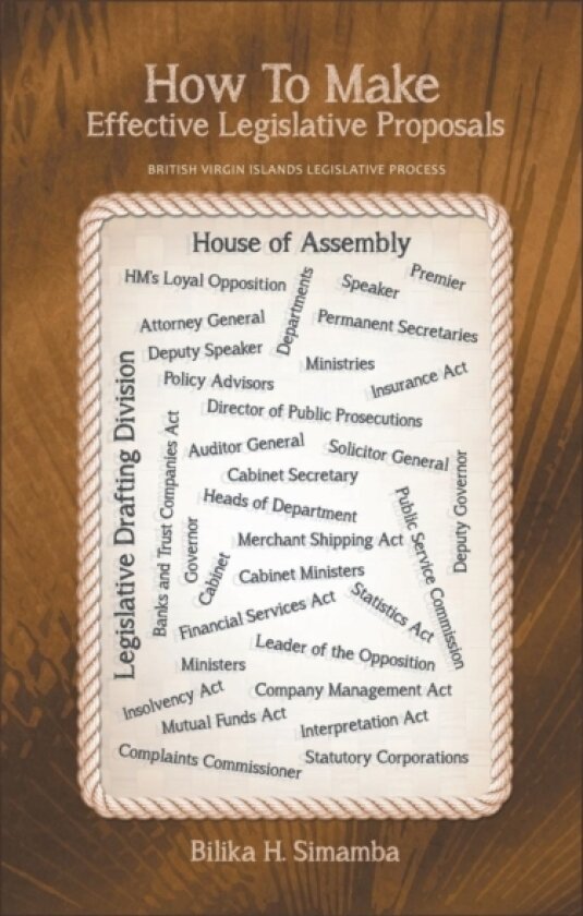 How To Make Effective Legislative Proposals av Bilika H. Simamba (Paperback)