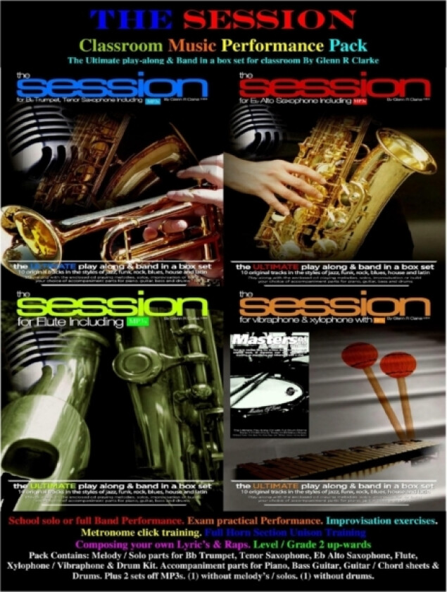 The Session Classroom Music Performance Pack av Glenn R Clarke (Paperback)