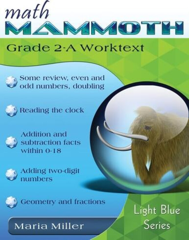 Math Mammoth Grade 2-A Worktext av Maria Miller (Paperback)