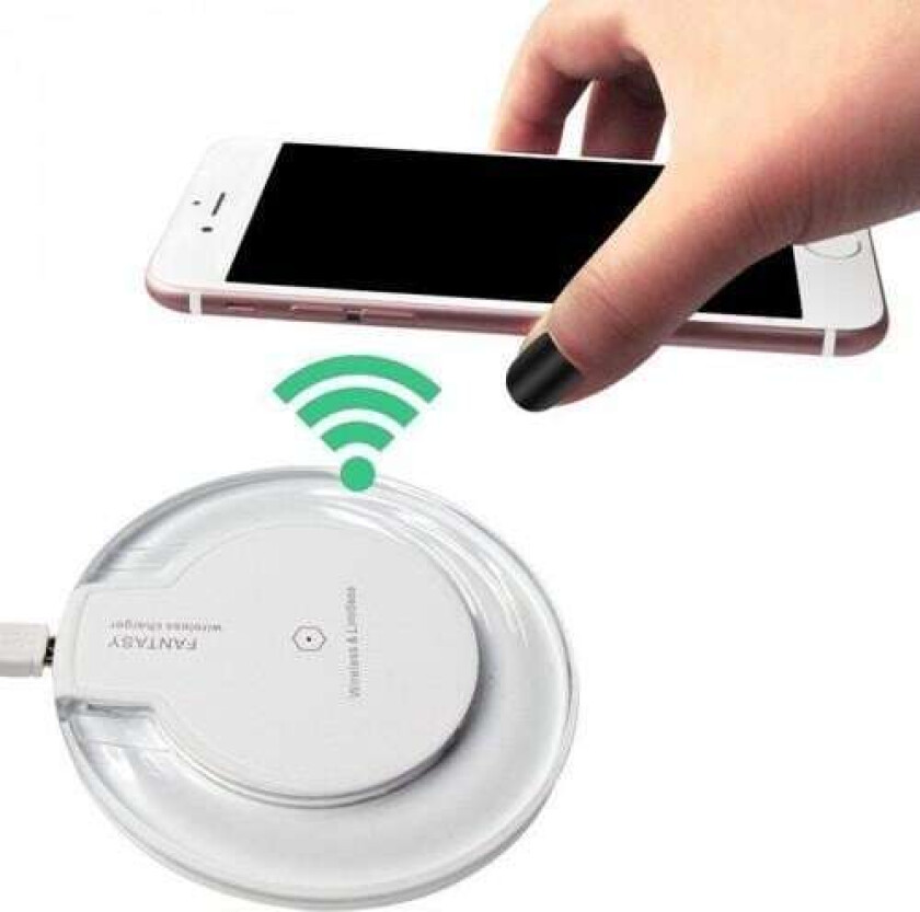 Trådløs lader Qi for Iphone, Android . Airpods etc.