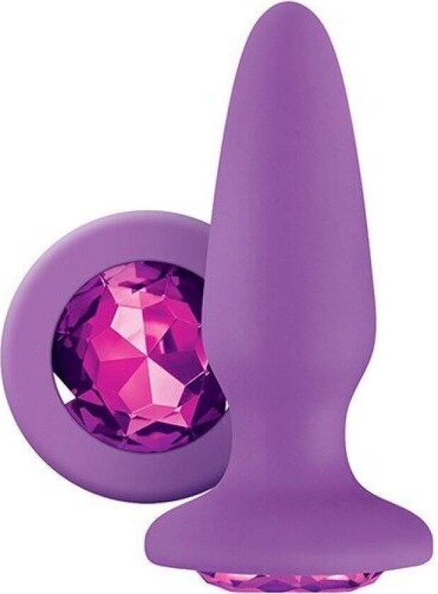 NS Novelties Glams Purple Gem Analplugg