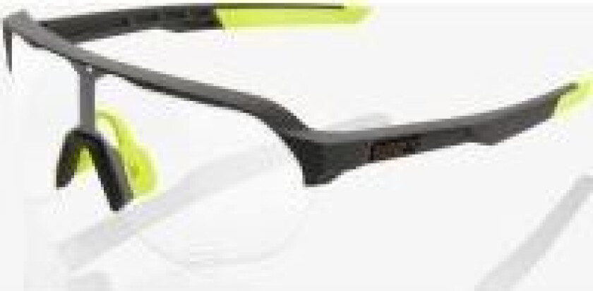 100 % briller 100 % S2 Soft Tact Cool Grey – fotokrom linse (fotokromatisk linse, lystransmittans 16-77 %) (NY)