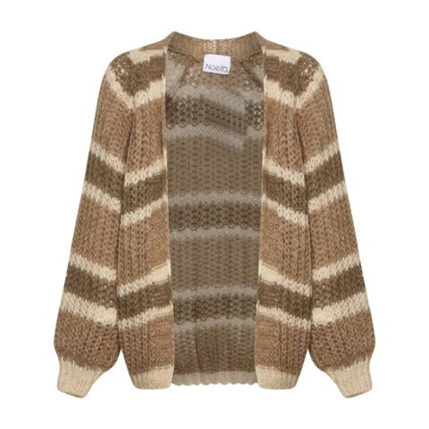 Vera Knit Cardigan - Brown/Camel/Sand L/XL