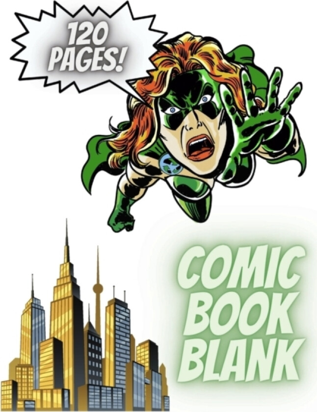 Blank Comic Book. A large format comic book journal for kids and adults with a variety of templates. av Andy Cloke (Paperback)