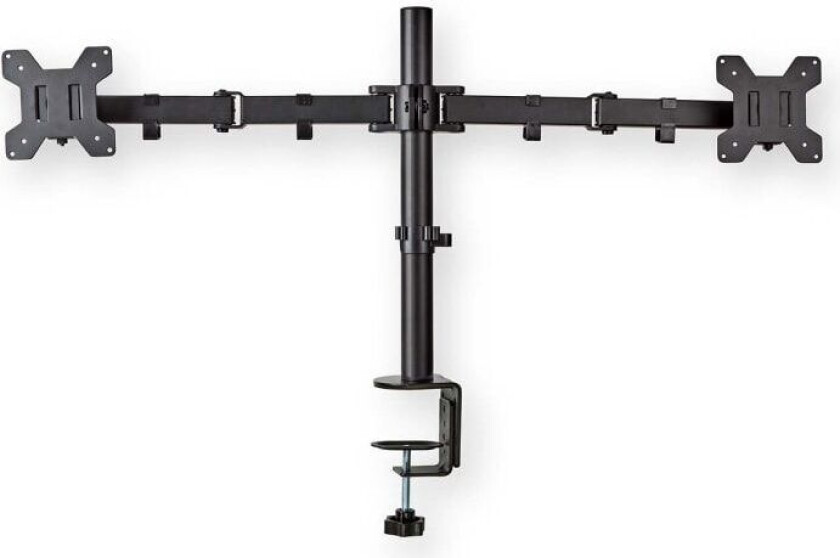 Bilde av Nedis Desk Monitor Mount   2 Skjerm(er)   15 - 32 "   75x75 / 100x100   Full Motion