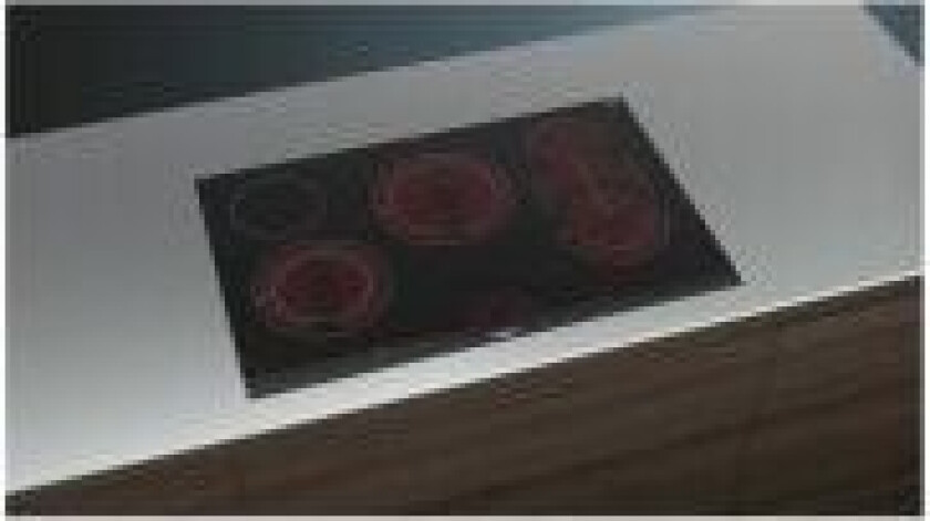 iQ500 ET875LMP1D - Keramisk komfyrtopp - 5 plater - Nisje - bredde: 78 cm - dybde: 50 cm - med sidepynt av rustfritt stål, - med fasettert frontkant - svart