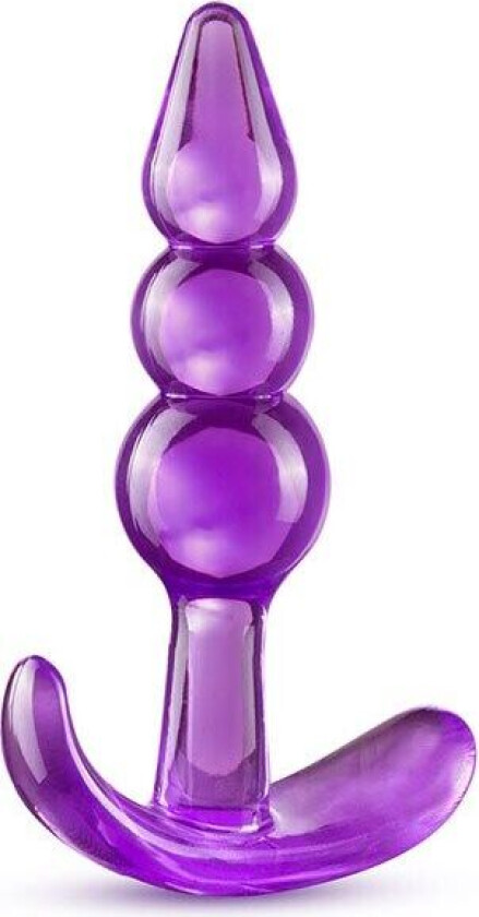 B Yours Triple Bead Anal Plug Purple Mini analplugg