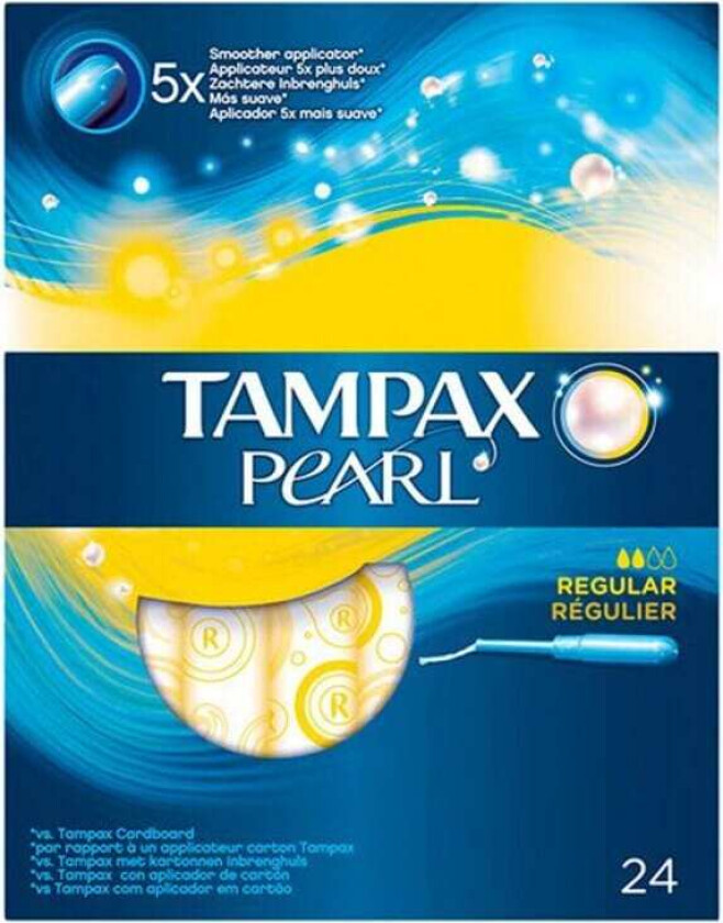 Pearl Pakke med Tamponger Pearl Regular Tampax Tampax Pearl (24 uds) 24 uds
