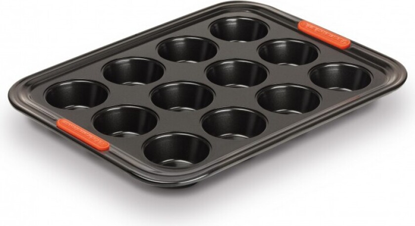 Muffinform 12 stk Svart