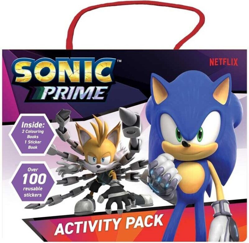 PRiME Sonic Prime Activity Pack Papirblokk Coloring Book med klistremerker