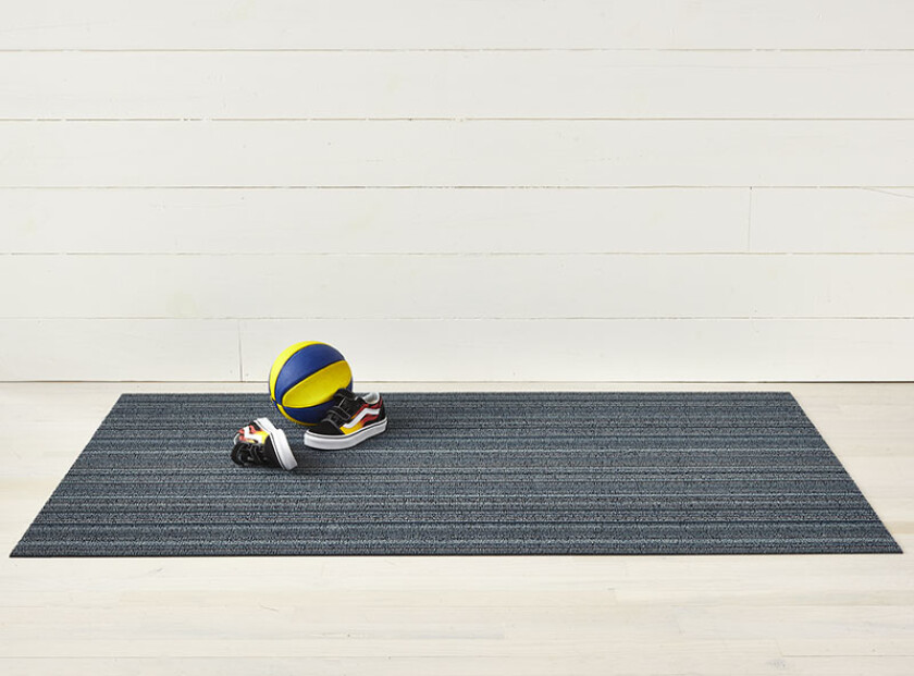 Dørmatte Skinny Stripe Blå