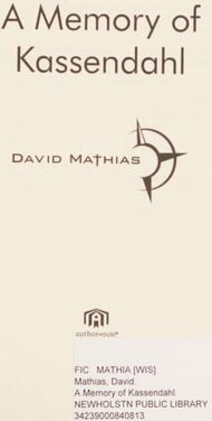 A Memory of Kassendahl av David Mathias (Paperback)
