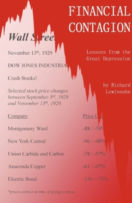 Financial Contagion av Richard Lewinsohn-Morus (Paperback)