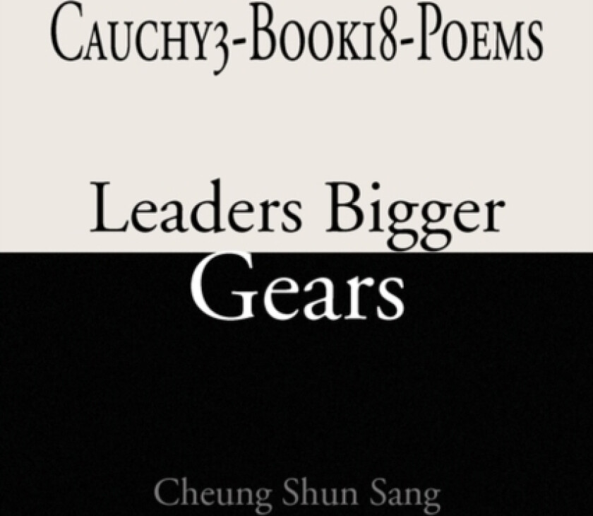 Cauchy3-Book18-Poems av Cheung Shun Sang (Paperback)