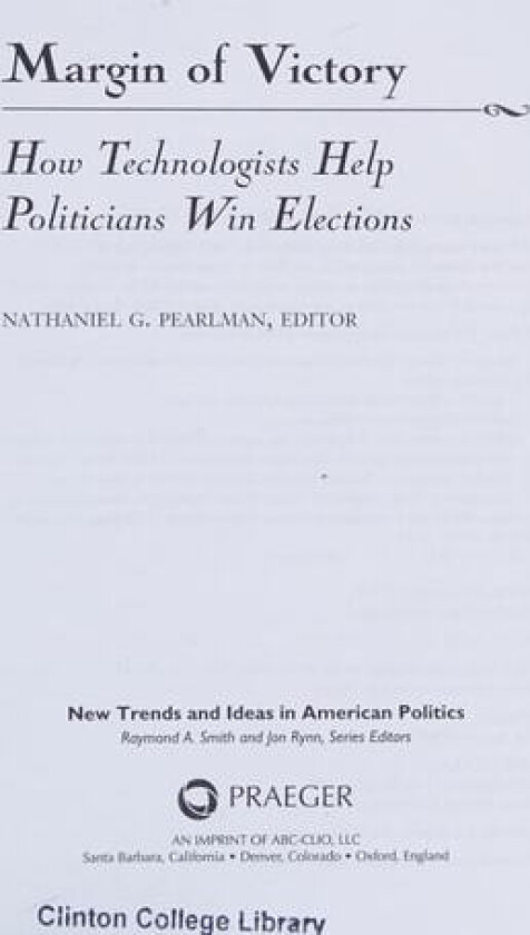 Margin of Victory av Nathaniel G. Pearlman (Hardcover)