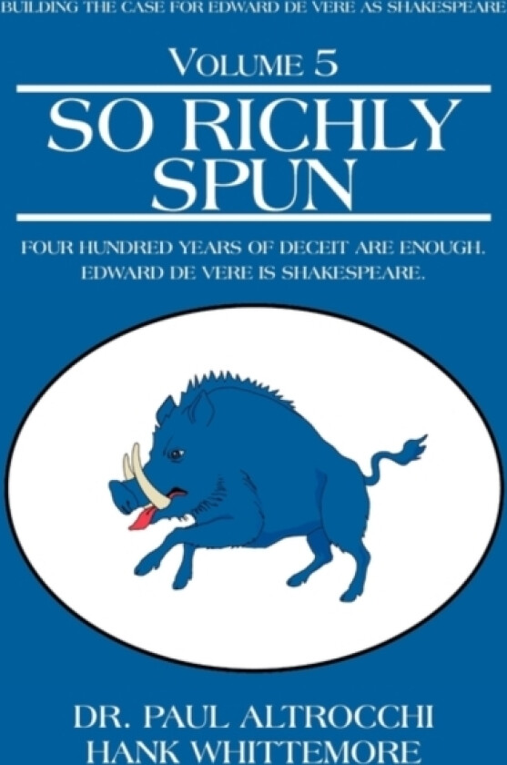 So Richly Spun av Paul Dr Altrocchi, Hank Whittemore (Paperback)