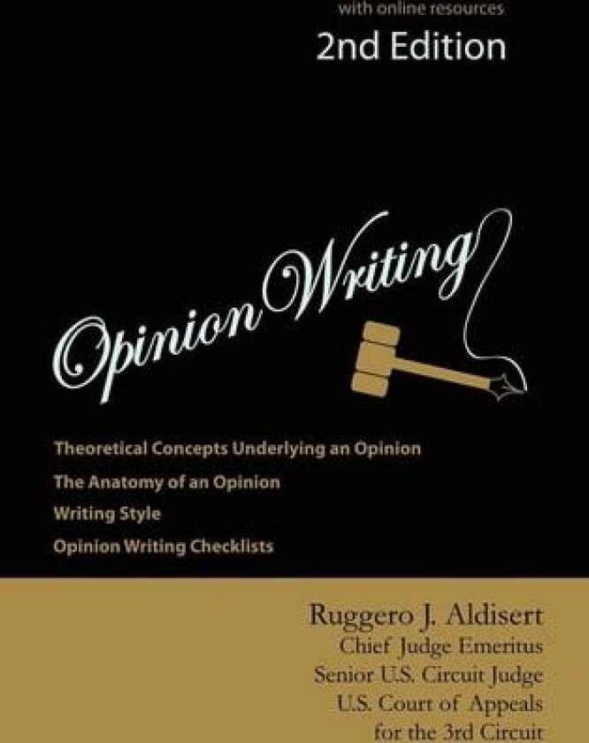 Opinion Writing 2nd Edition av Ruggero J. Aldisert (Hardcover)
