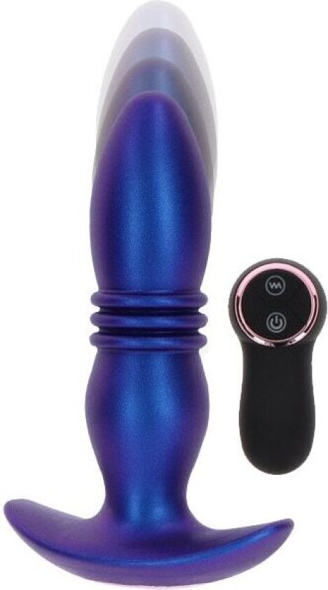The Tough Thrusting Vibrating Plug Fjernstyrt analplugg