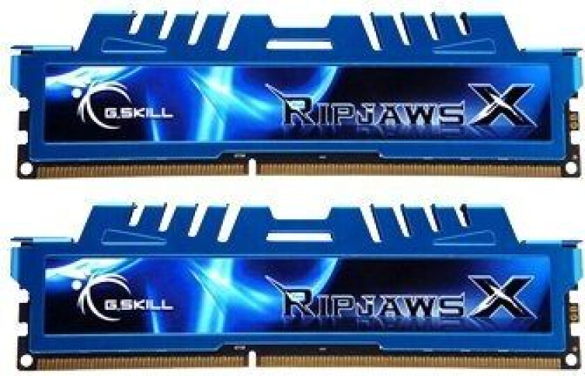 G.Skill Ripjaws-X - DDR3 - sett - 8 GB: 2 x 4 GB - DIMM 240-pin - 2400 MHz / PC3-19200 - CL11 - 1.65 V - ikke-bufret - ikke-ECC