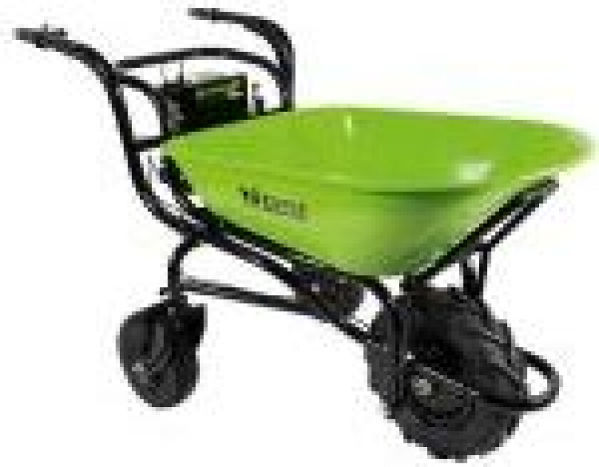 Zipper ZI-EWB150-100L, Electric garden cart, 3 hjul, Sort, Grønn, 100 l, 150 kg, 48,5 kg