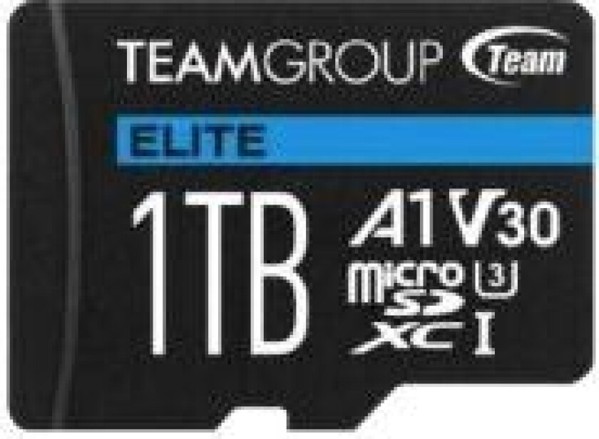 Team ELITE - Flashminnekort (SD-adapter inkludert) - 512 GB - A1 / Video Class V30 / UHS-I U3 - microSDXC