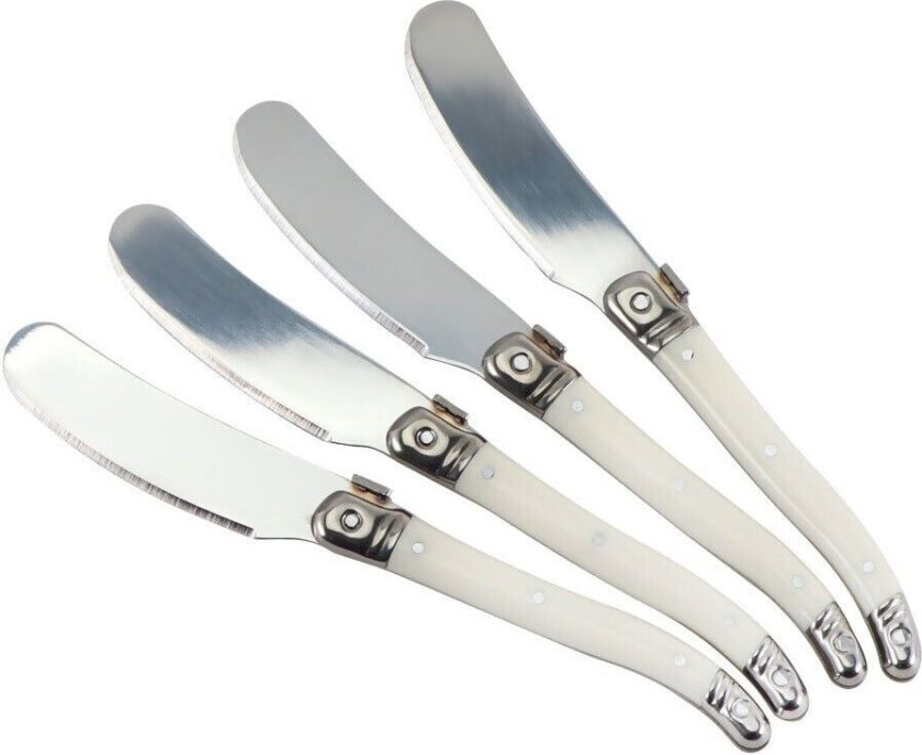 Smørkniv laguiole hvit